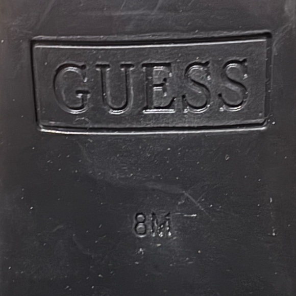 Guess high heel boots size 8M, work once EUC - Picture 6 of 6
